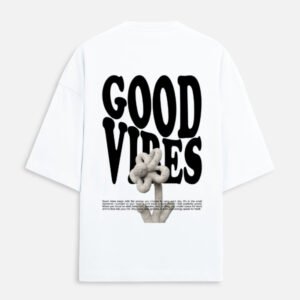 Good Vibes Unisex Terry Oversized Tee