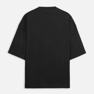 Basic Black Unisex Terry Oversized Tee