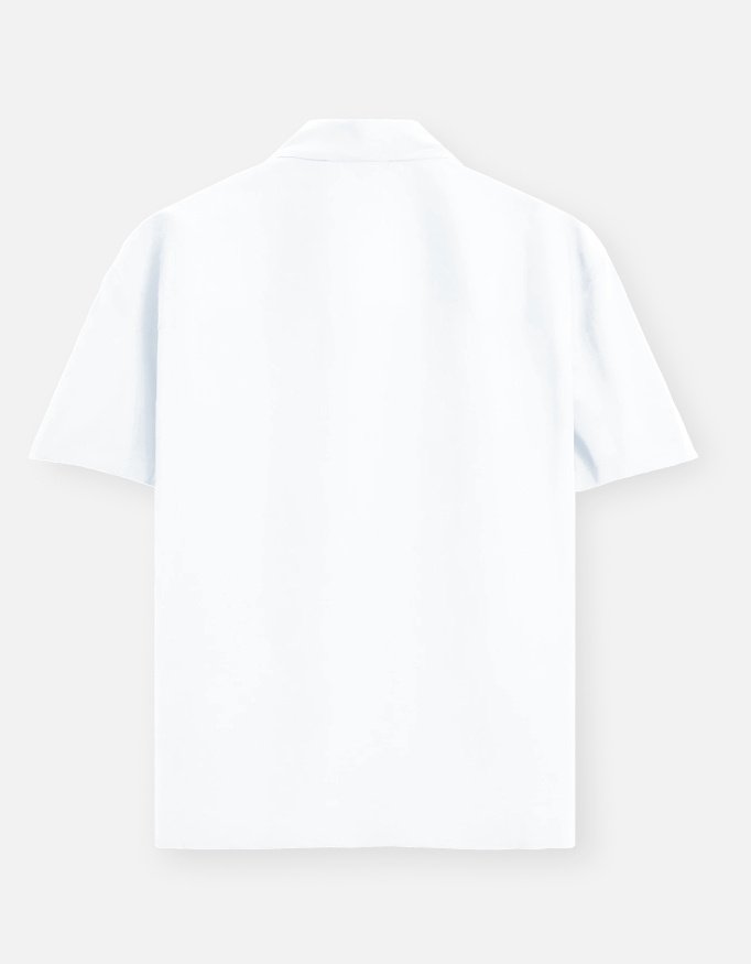 Basic White Unisex Oversized Shirt