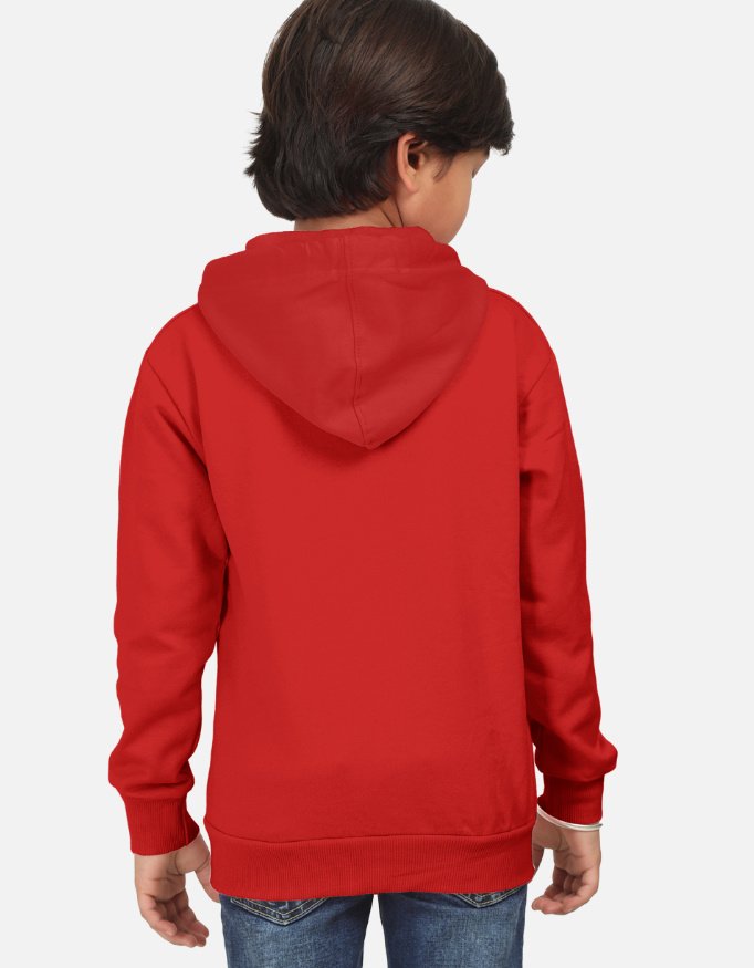Basic Red Kids Hoodie