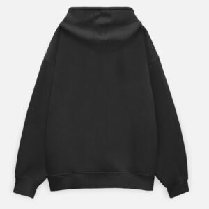 Basic Black Unisex Oversized Hoodie