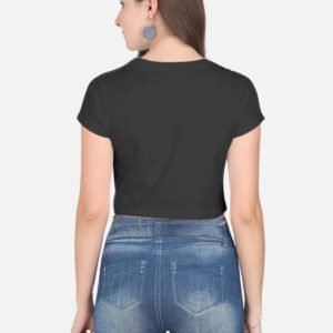 Basic Black Crop Top