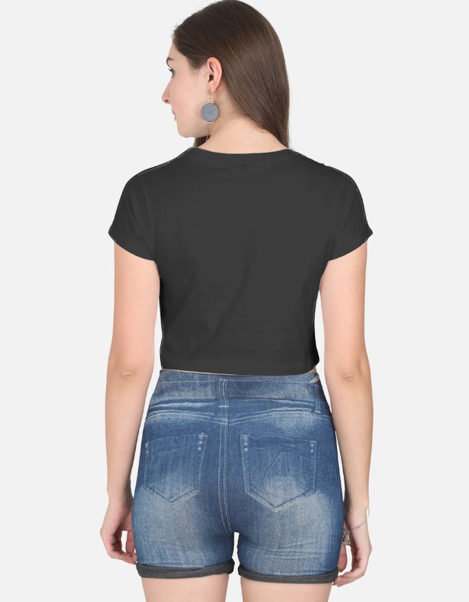 Basic Black Crop Top