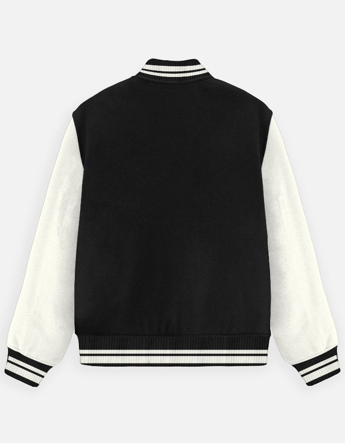 Black Unisex Varsity Jacket