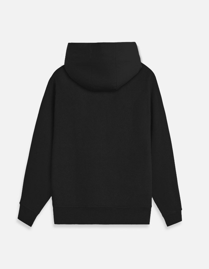Black Unisex Zip Hoodie