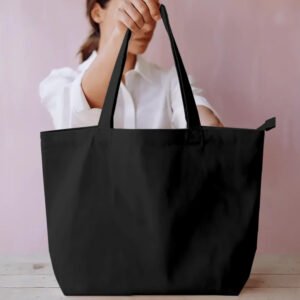 Basic Black Everyday Large Tote Bag