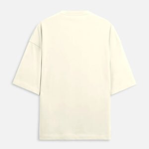 Basic Off-White Unisex Terry Oversized Tee