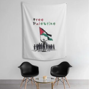 Free Palestine Tapestry