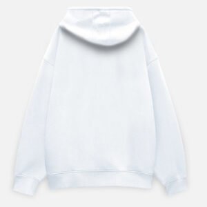 Basic White Unisex Oversized Hoodie