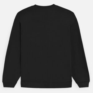 Basic Black Unisex Oversized Sweatshirt