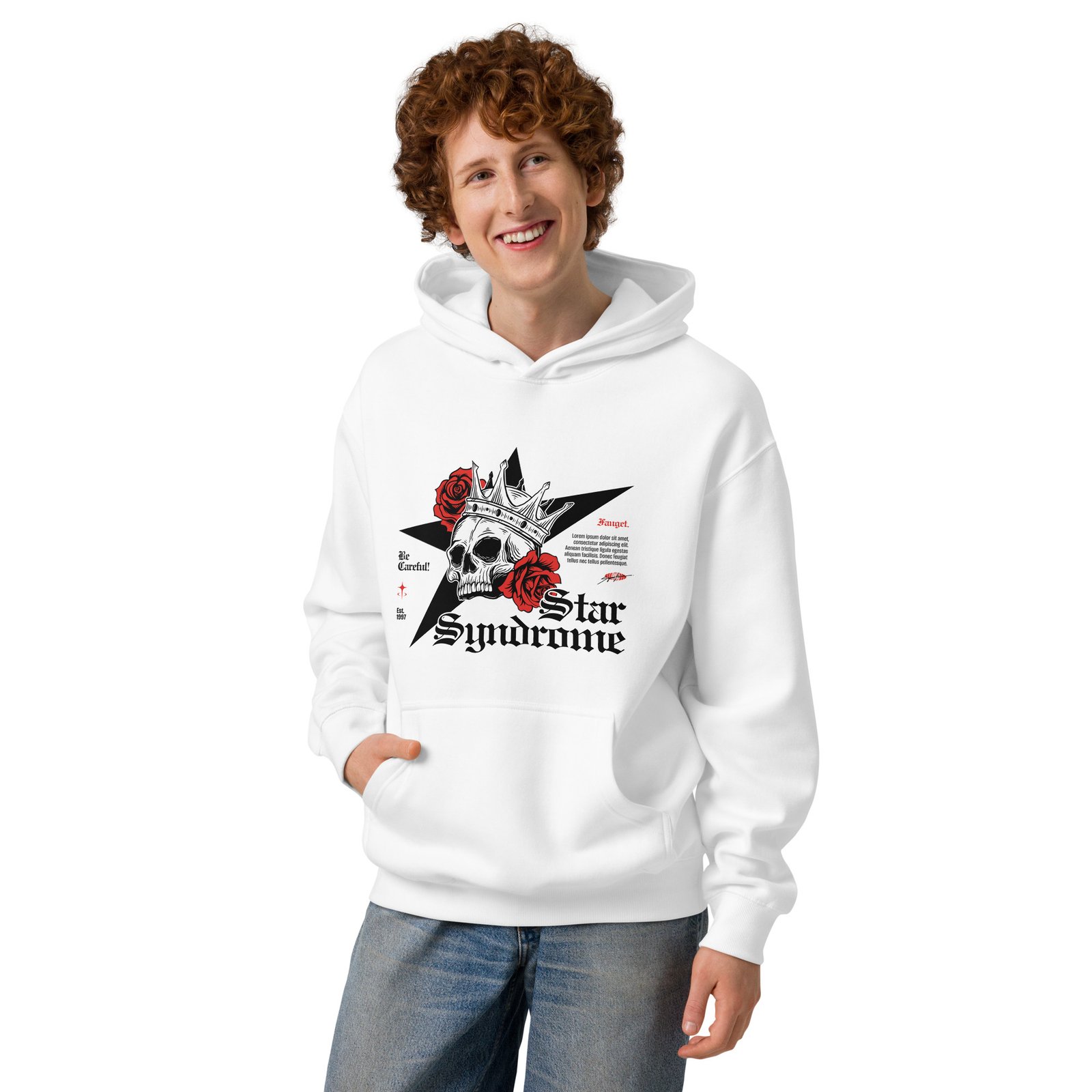 Star Syndrome Men’s box hoodie