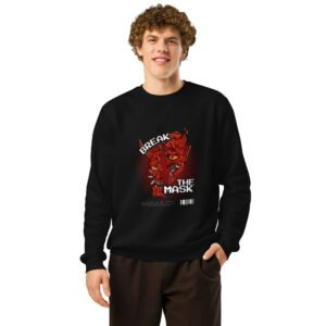 Mask Unisex organic mid-weight sweatshirt