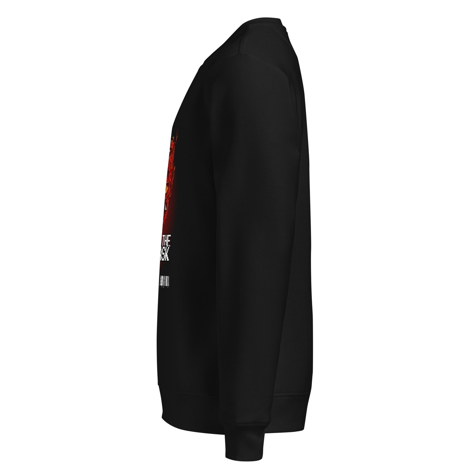Mask Unisex organic mid-weight sweatshirt - Image 4