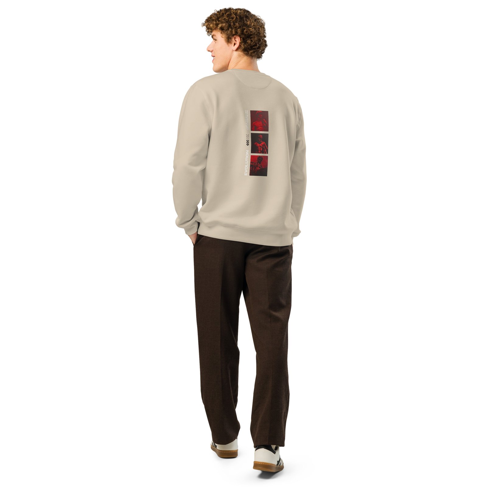 Red Evolution Unisex organic mid-weight sweatshirt