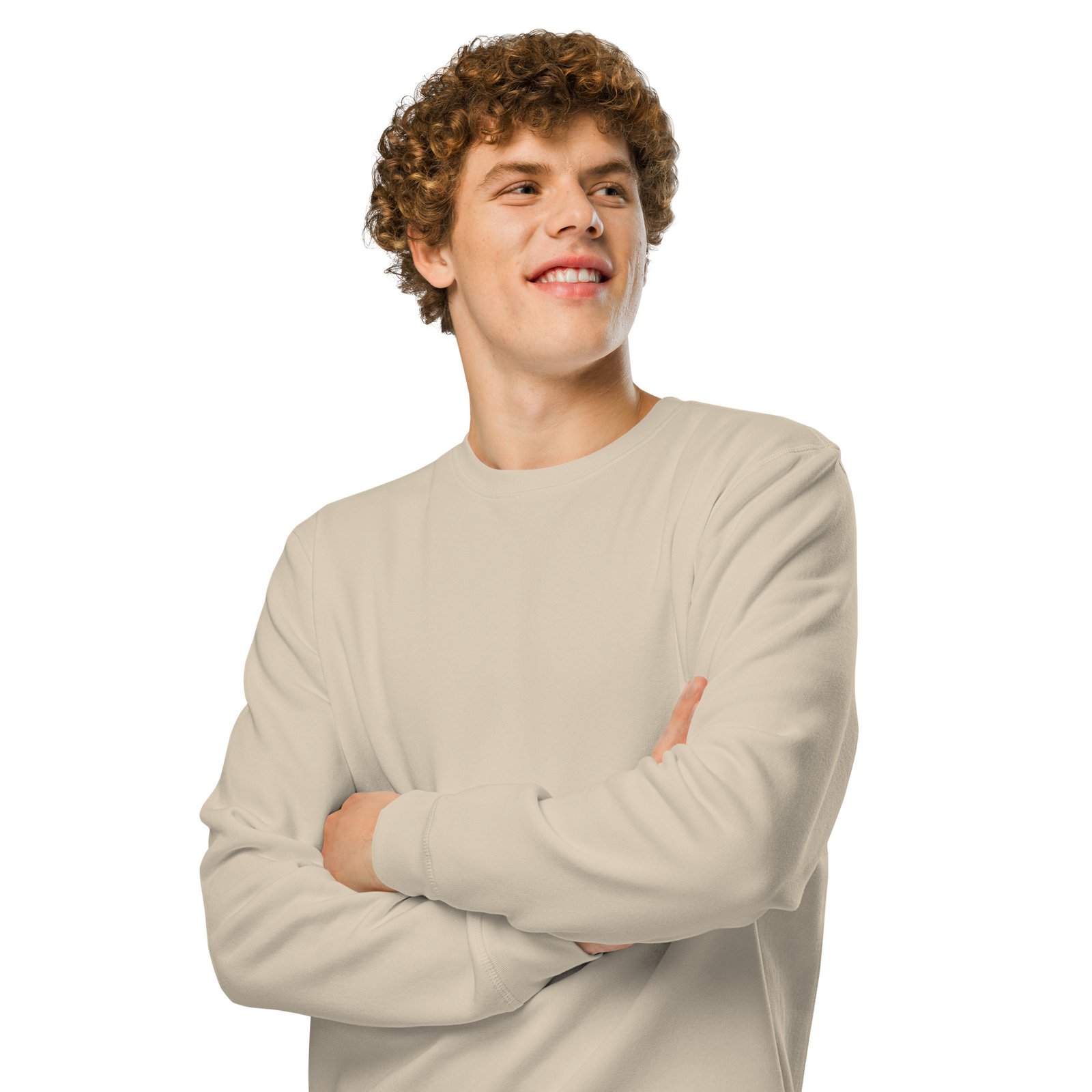 Red Evolution Unisex organic mid-weight sweatshirt - Image 7