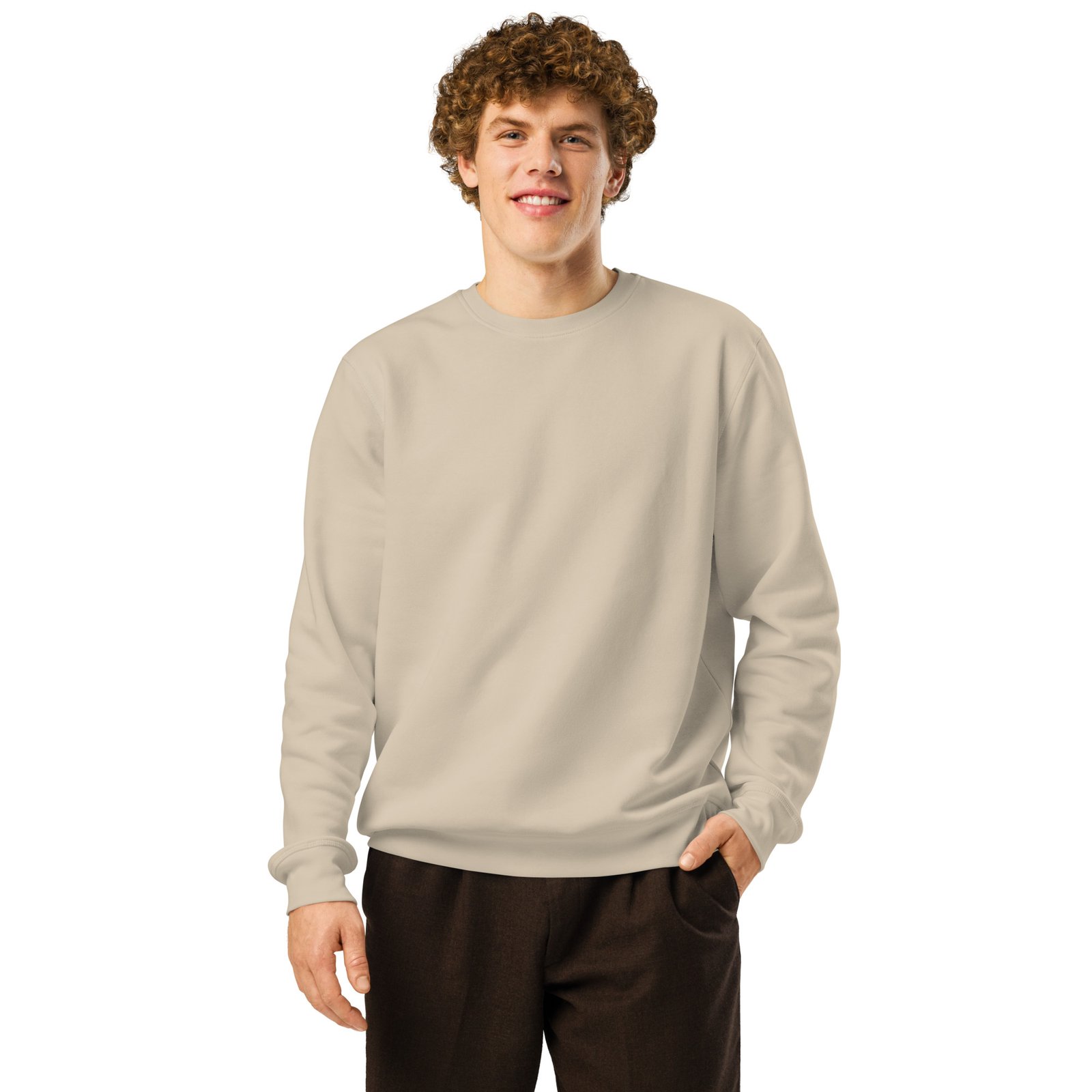 Red Evolution Unisex organic mid-weight sweatshirt - Image 6