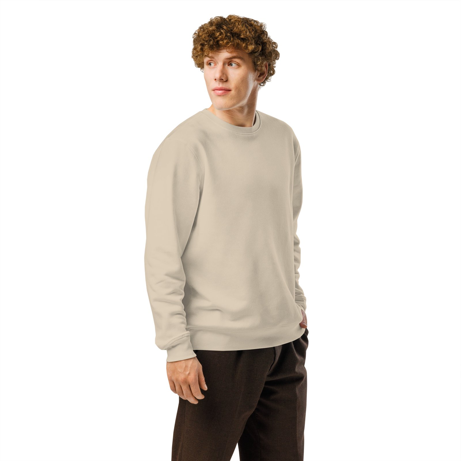 Red Evolution Unisex organic mid-weight sweatshirt - Image 8