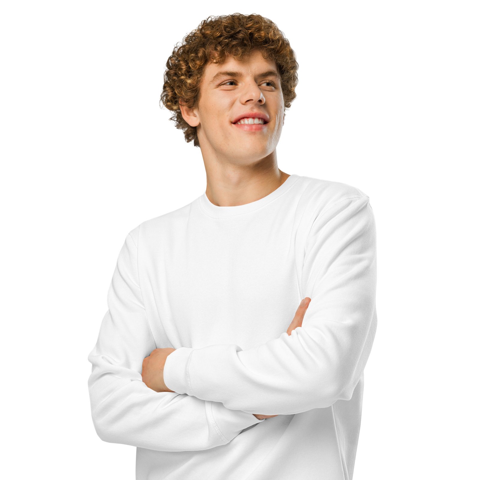Luxury Unisex organic mid-weight sweatshirt - Image 7