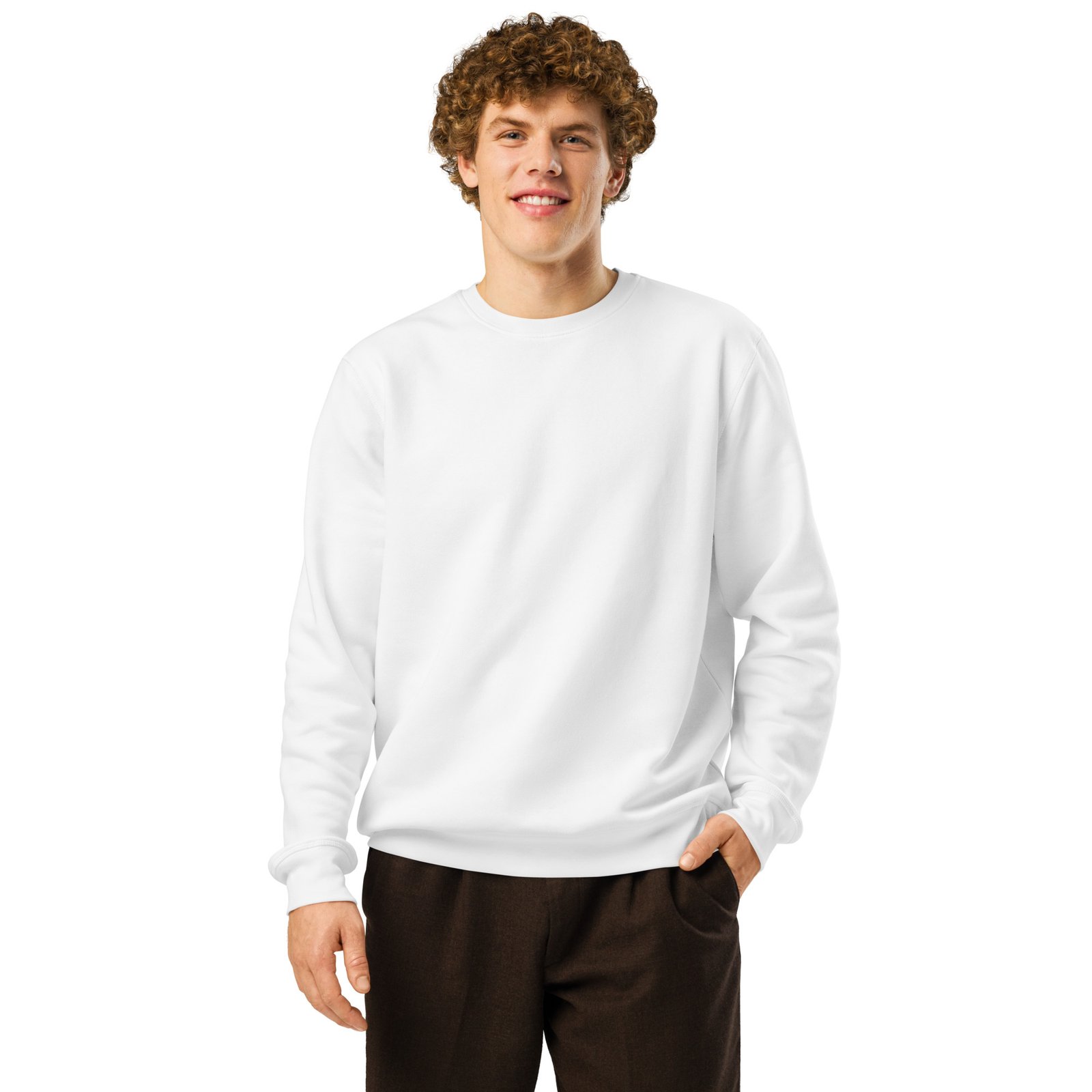 Luxury Unisex organic mid-weight sweatshirt - Image 6
