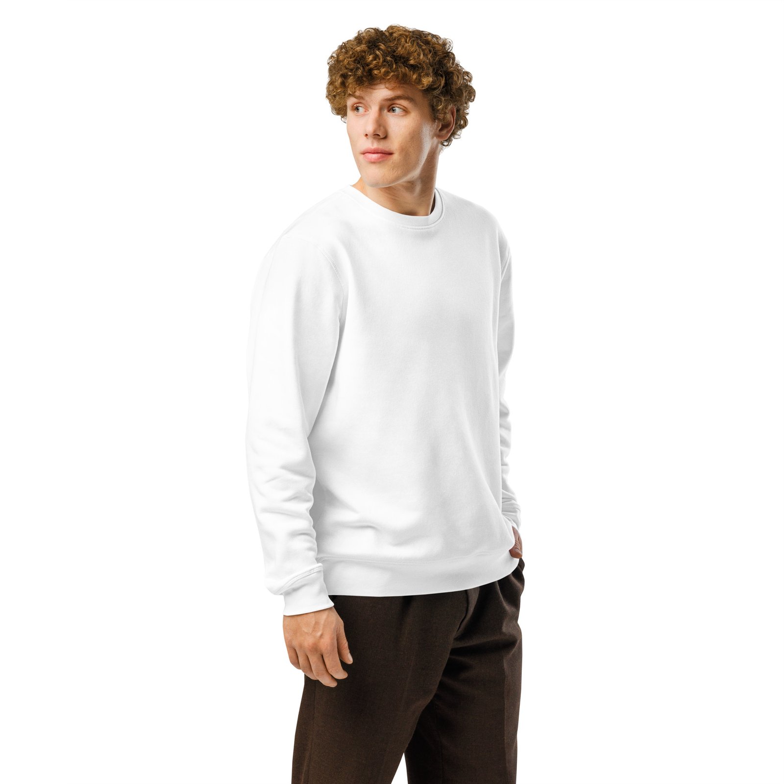 Luxury Unisex organic mid-weight sweatshirt - Image 8