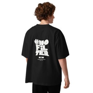 No Filter Unisex organic oversized high neck t-shirt