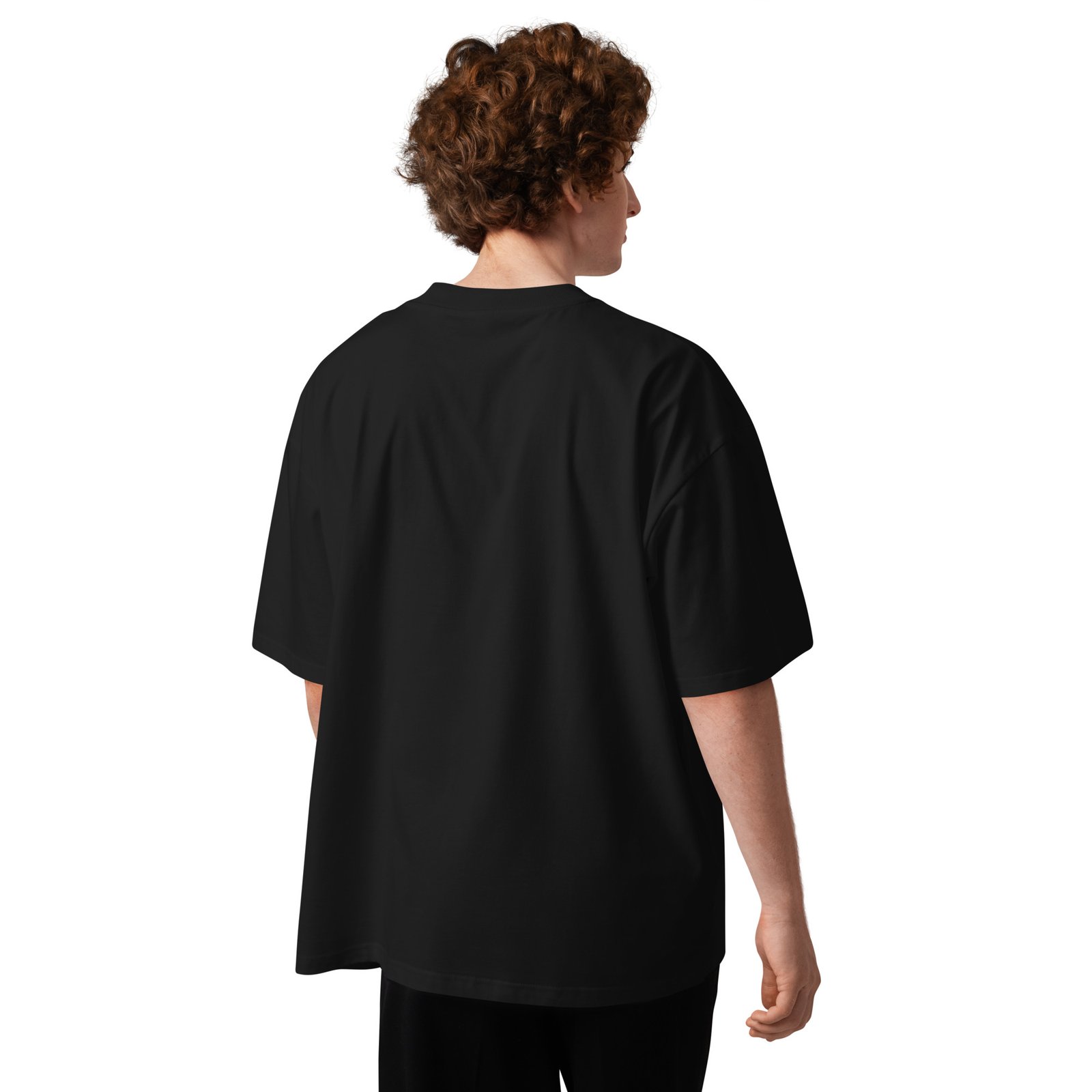 The Wise Unisex organic oversized high neck t-shirt - Image 6