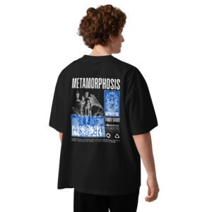 Metamorphosis Unisex organic oversized high neck t-shirt