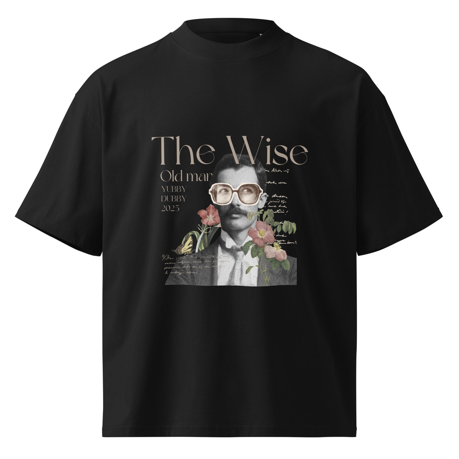 The Wise Unisex organic oversized high neck t-shirt - Image 2
