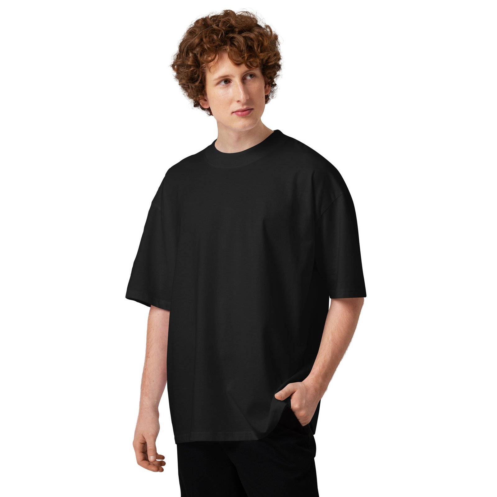 Winds of Fate Unisex organic oversized high neck t-shirt - Image 6