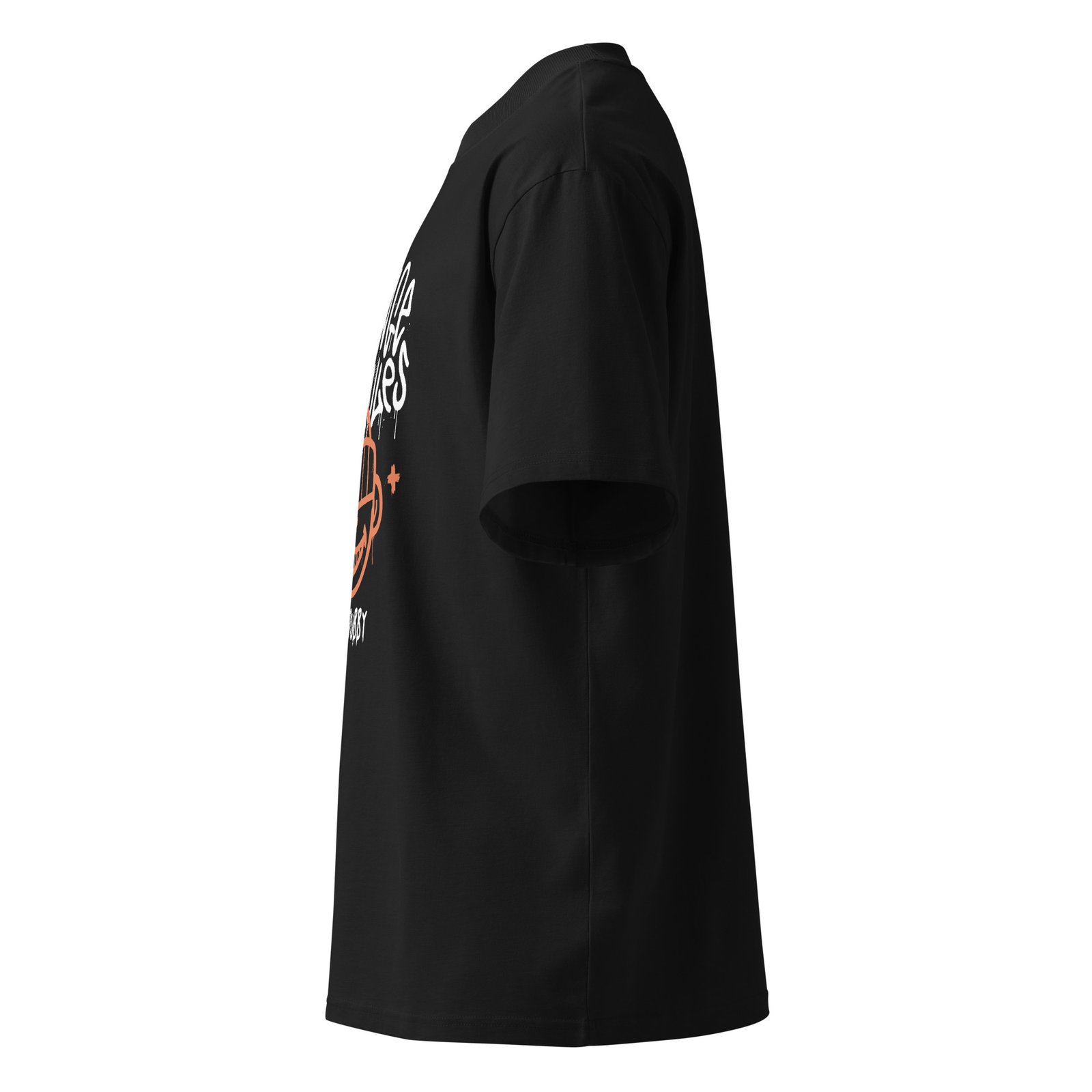 Change The Rules Unisex organic oversized high neck t-shirt - Image 4