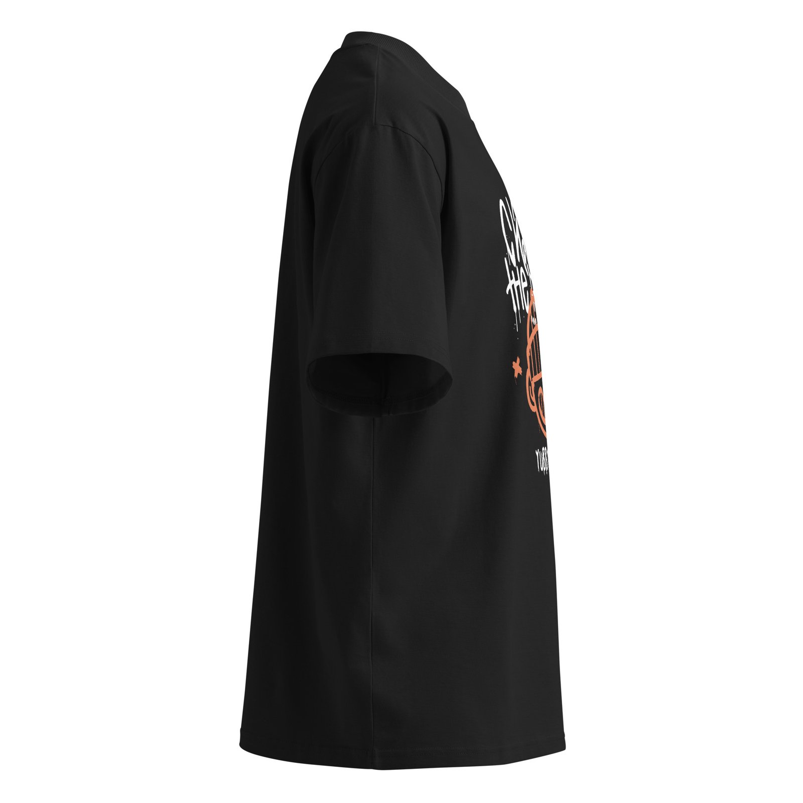 Change The Rules Unisex organic oversized high neck t-shirt - Image 5