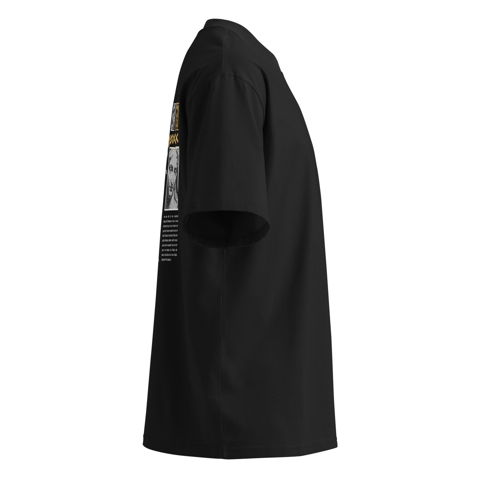 Winds of Fate Unisex organic oversized high neck t-shirt - Image 5