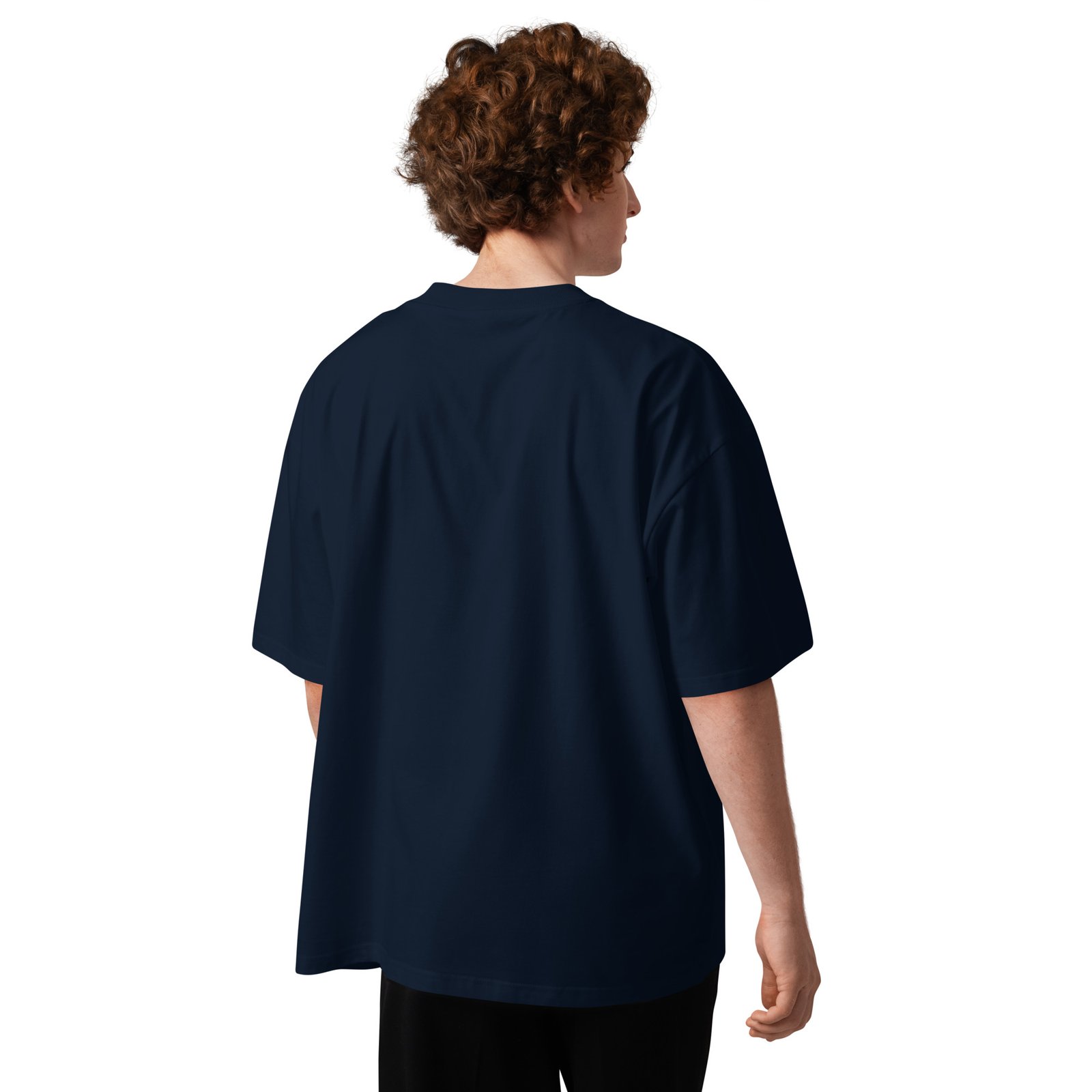 Tabeng Unisex organic oversized high neck t-shirt - Image 16