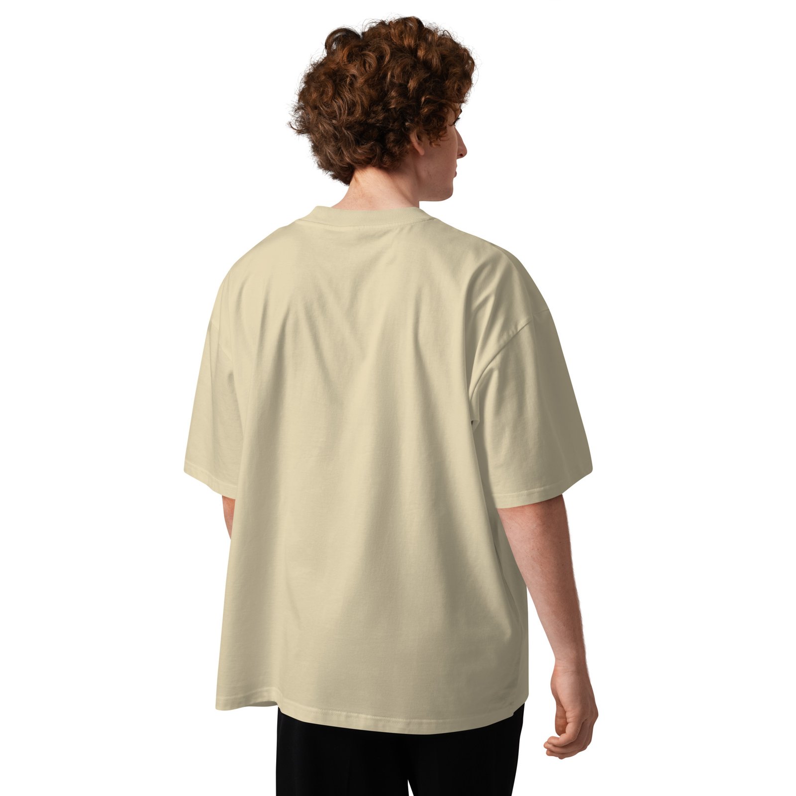 Tabeng Unisex organic oversized high neck t-shirt - Image 18