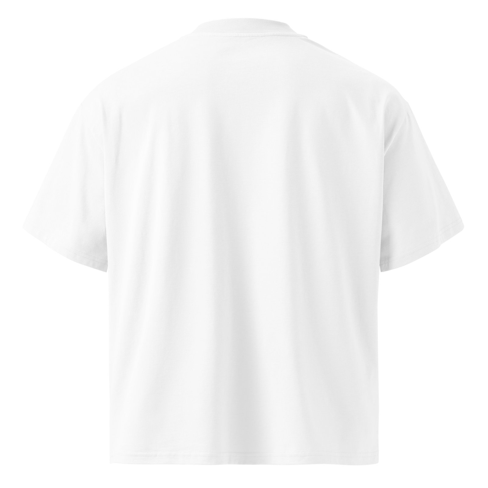 Liquid Unisex organic oversized high neck t-shirt - Image 3