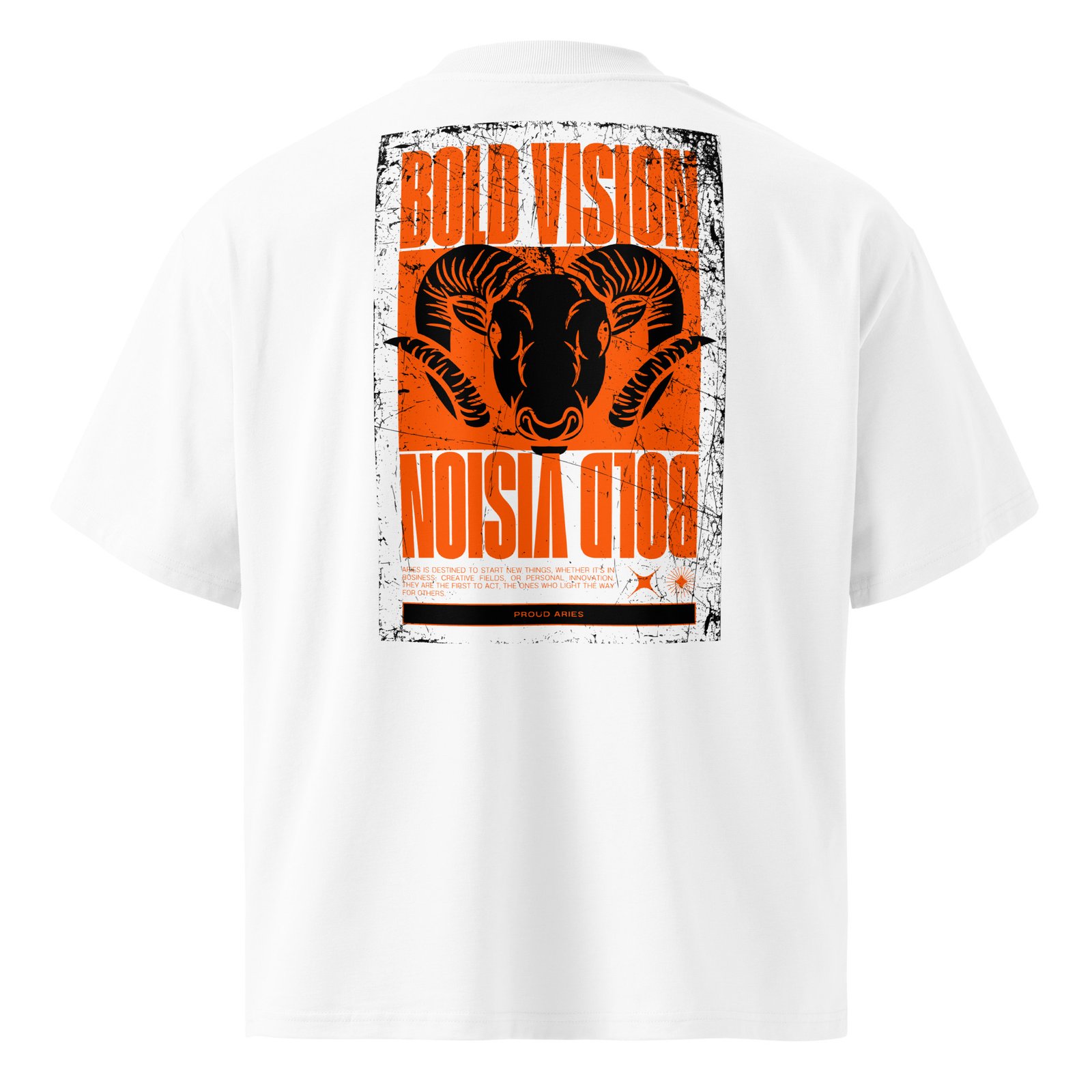 Bold Vision Unisex organic oversized high neck t-shirt - Image 3