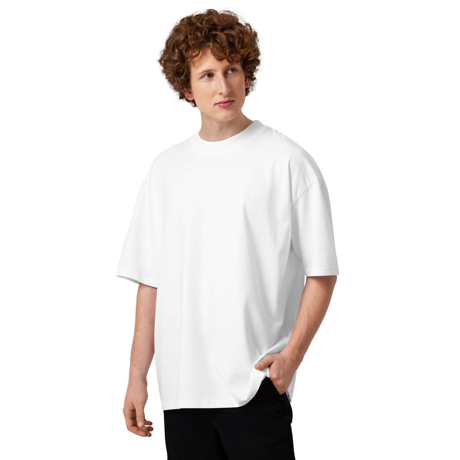 Bold Vision Unisex organic oversized high neck t-shirt - Image 6