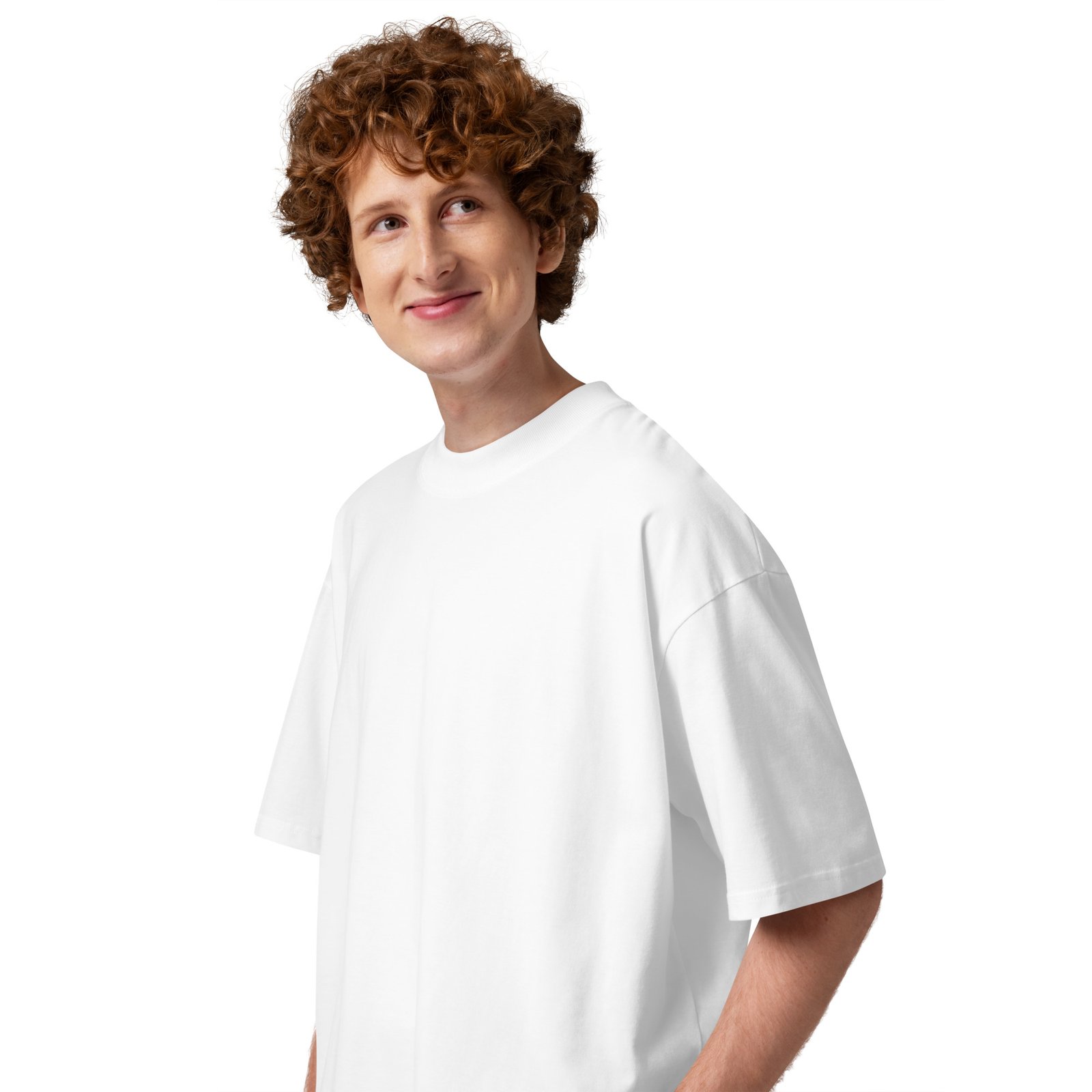 Bold Vision Unisex organic oversized high neck t-shirt - Image 7