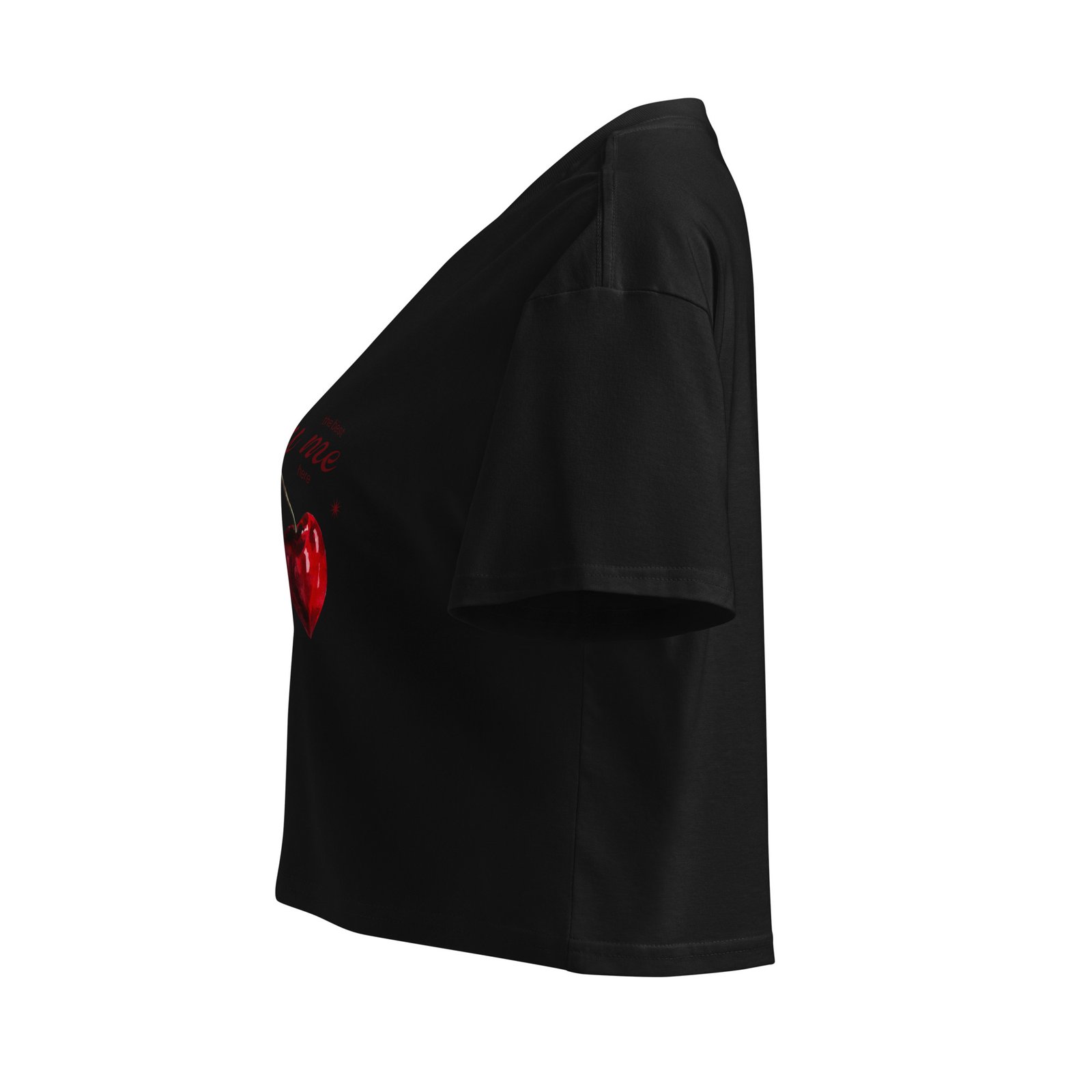 Cherry Me Women’s crop top - Image 4