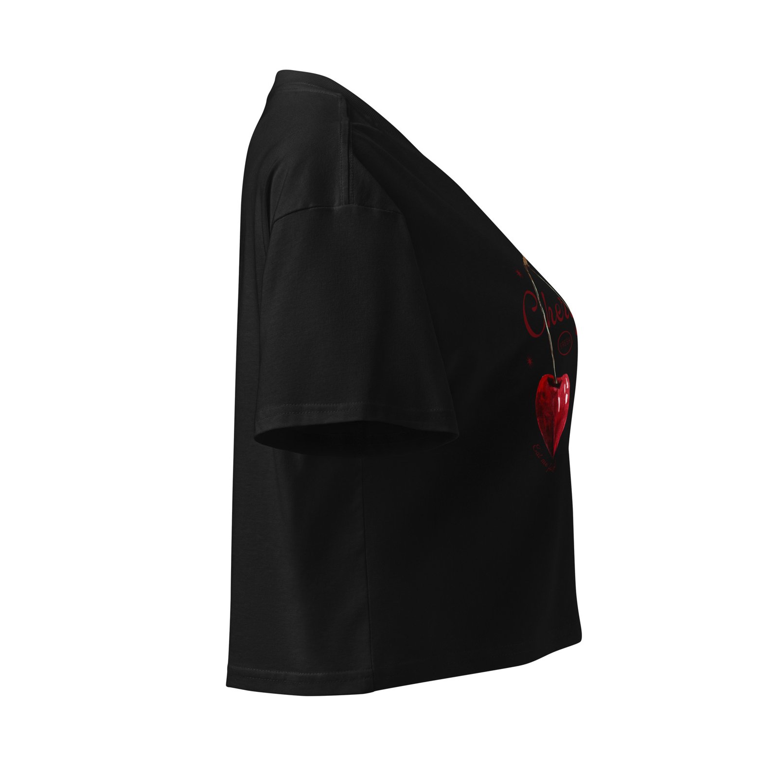 Cherry Me Women’s crop top - Image 5